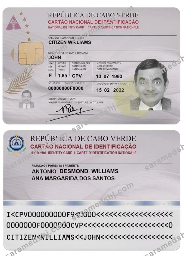 CABO VERDE ID card